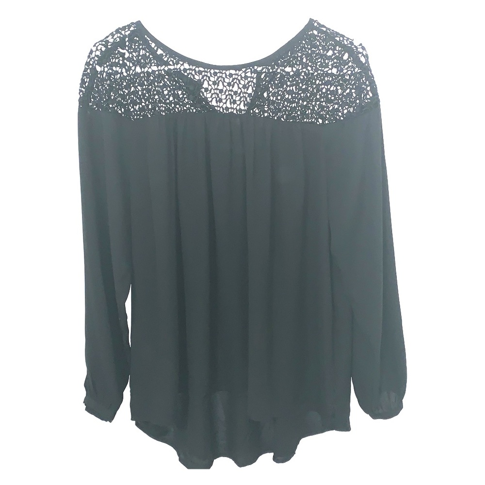 CLOSING- SEND OFFERS LOFT Black Blouse